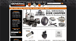 Desktop Screenshot of generac-parts.com